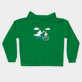 Baby shower party Kids Hoodie